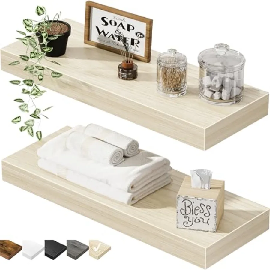 Bathroom Floating Shelves for Wall - Wall Mounted Shelf Over Toilet Farmhouse Home Decor Display Bookshelf Small 15.7 x 6.7 inc
Bathroom Floating Shelves for Wall - Wall Mounted Shelf Over Toilet Farmhouse Home Decor Display Bookshelf Small 15.7 x 6.7 inc