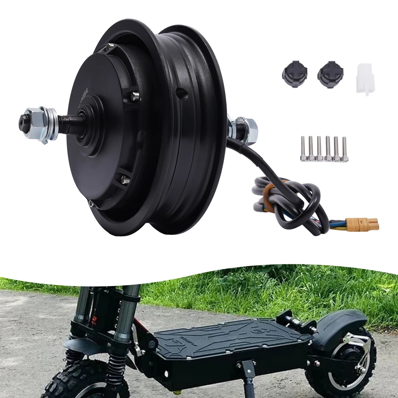 10/11 inch 52V/60V 1000W/2800W Electric Scooter Hub Brushless Motor Front Drive & Rear Drive Available Durable
10/11 inch 52V/60V 1000W/2800W Electric Scooter Hub Brushless Motor Front Drive & Rear Drive Available Durable