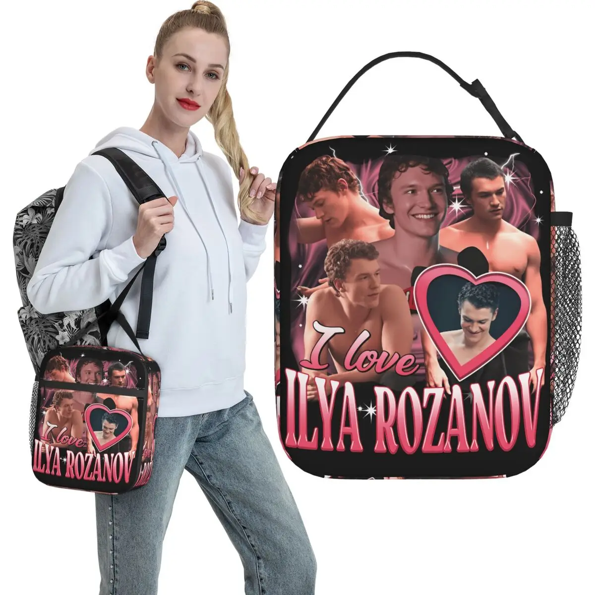 Сумка для обеда I Love Ilya Rozanov, удобная коробка для завтрака, мужская школьная сумка-холодильник с графическим рисунком, кавайные оксфордские термосумки-тоут
Сумка для обеда I Love Ilya Rozanov, удобная коробка для завтрака, мужская школьная сумка-холодильник с графическим рисунком, кавайные оксфордские термосумки-тоут