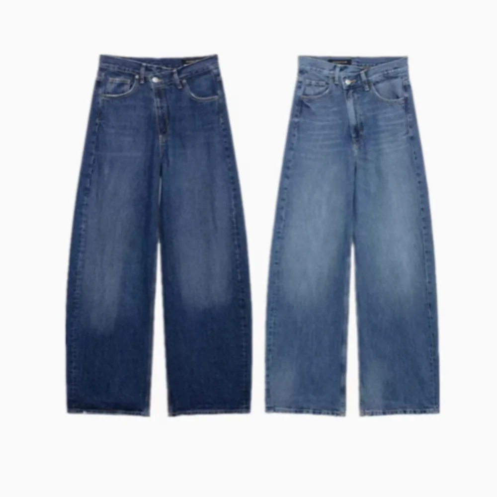 Taop&Za women's clothing 2025 summer new style fashionable versatile waist mid-waist loose jeans 6688010
Taop&Za women's clothing 2025 summer new style fashionable versatile waist mid-waist loose jeans 6688010