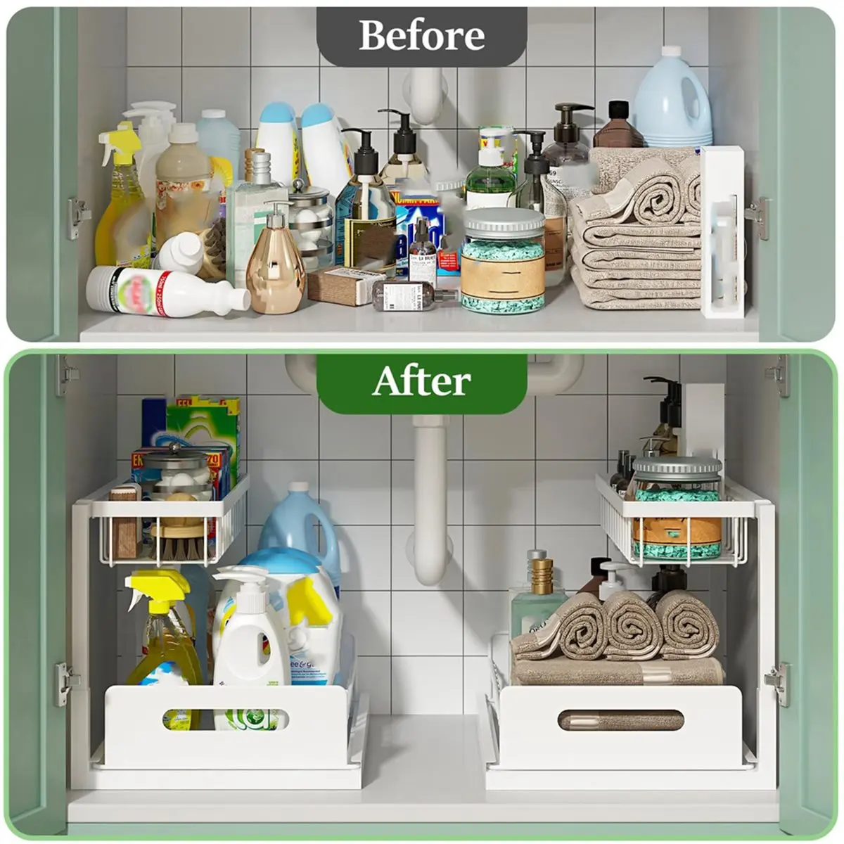 (CLOS) Countertop pull-out sink Seasoning bottle storage rack Lacquered kitchen cabinets
(CLOS) Countertop pull-out sink Seasoning bottle storage rack Lacquered kitchen cabinets