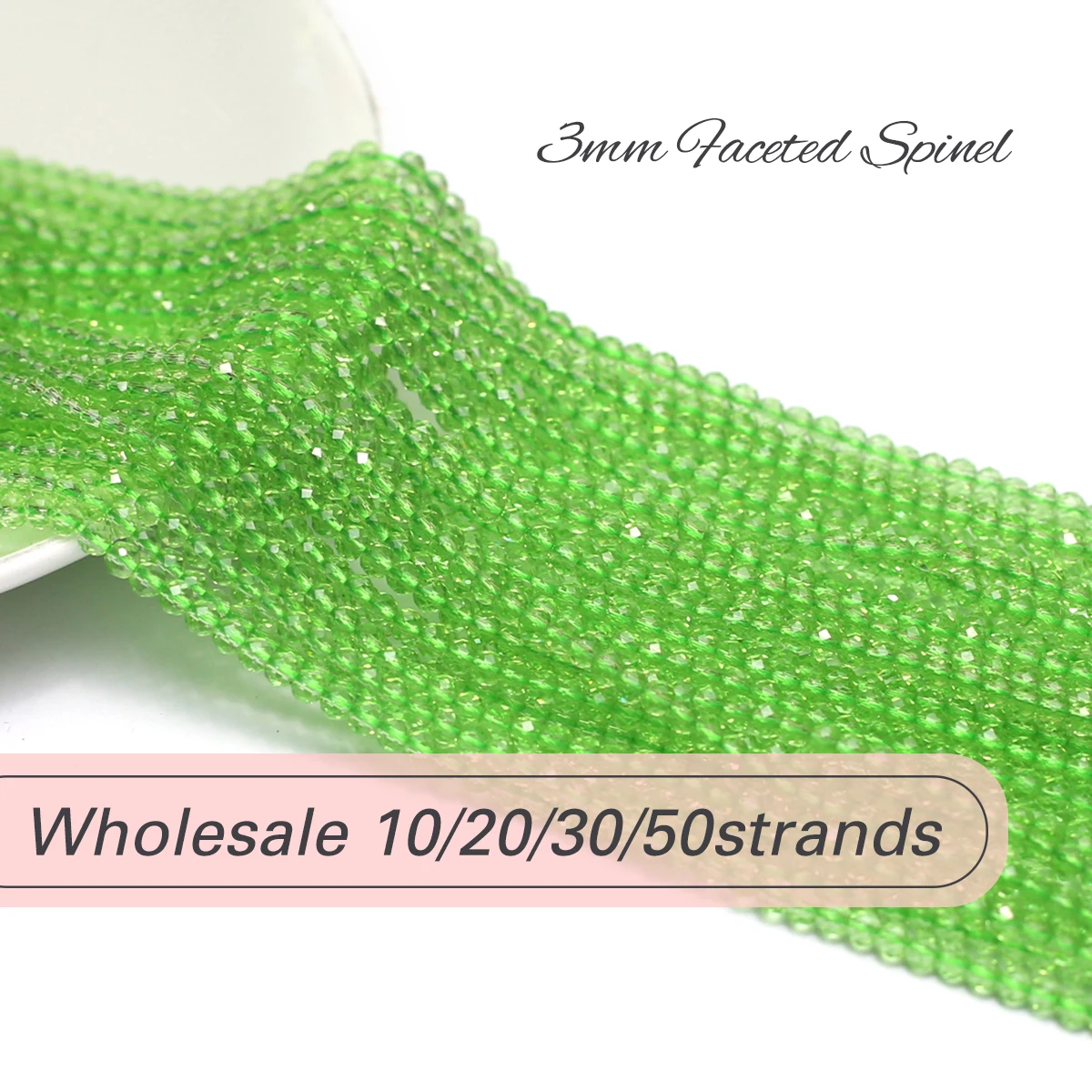 Wholesale 3mm Spinel Faceted Loose Stone Beads Charms for DIY Women Men Necklace Bracelets Jewelry Making Accessories 38cm
Wholesale 3mm Spinel Faceted Loose Stone Beads Charms for DIY Women Men Necklace Bracelets Jewelry Making Accessories 38cm