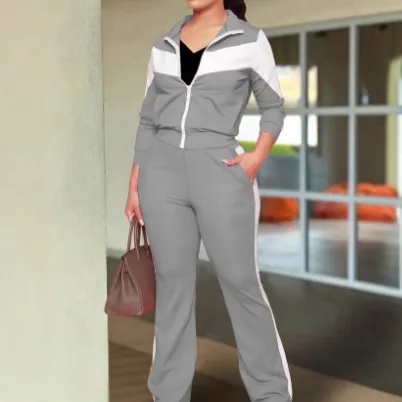 Женские облегающие брюки с принтом, куртки с отложным воротником на молнии, комплект из двух предметов, прямые повседневные брюки, спортивный костюм
Женские облегающие брюки с принтом, куртки с отложным воротником на молнии, комплект из двух предметов, прямые повседневные брюки, спортивный костюм