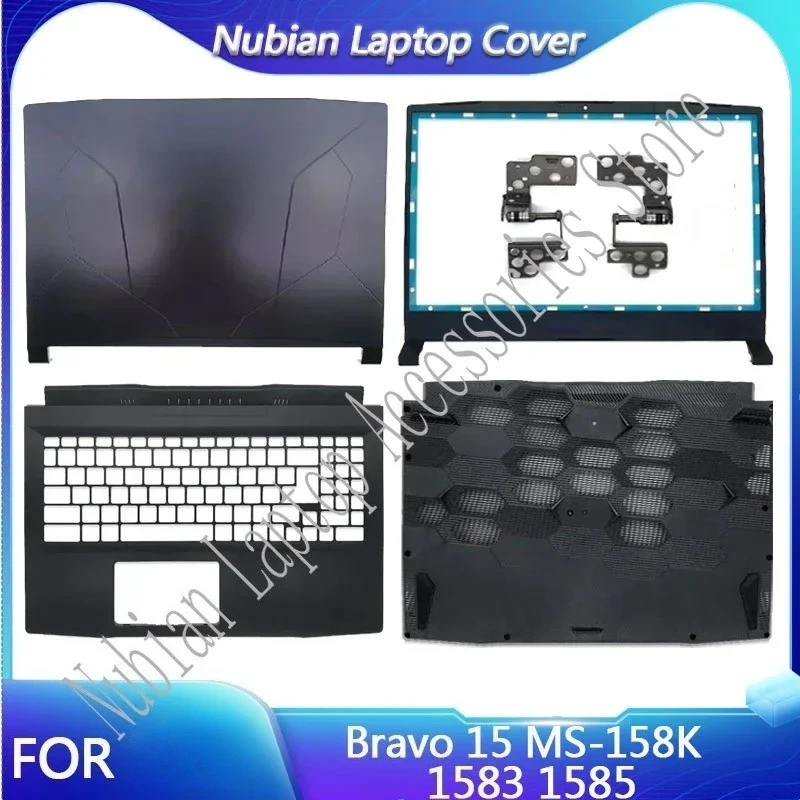 NEW For Bravo 15 MS-158K 1583 1585 Laptop Frame LCD Back Cover Top Case/Front Frame/Hinges/Palmrest/Bottom Case
NEW For Bravo 15 MS-158K 1583 1585 Laptop Frame LCD Back Cover Top Case/Front Frame/Hinges/Palmrest/Bottom Case