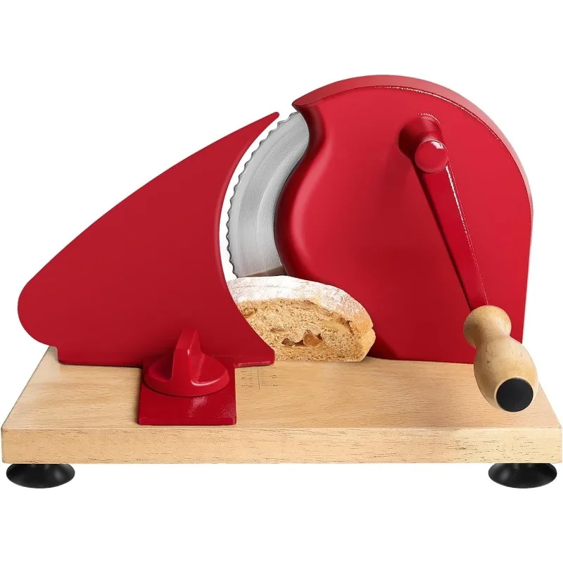 Manual Bread Slicer for Homemade Sourdough Bread, Adjustable Thickness&Evenly Slicing, Hand Crank Bread Slicer with Scale Line a
Manual Bread Slicer for Homemade Sourdough Bread, Adjustable Thickness&Evenly Slicing, Hand Crank Bread Slicer with Scale Line a