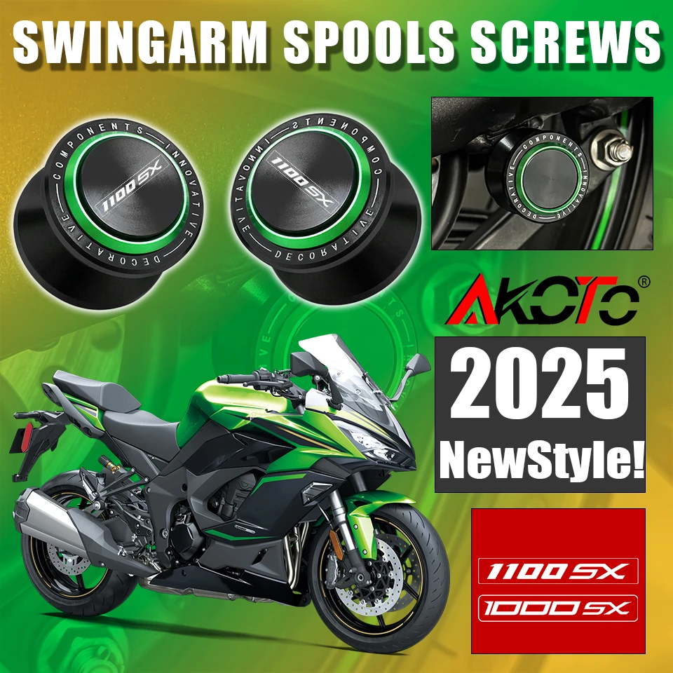 For KAWASAKI NINJA 1100 1000 SX 1100SX 1000SX Ninja1100sx Motorcycle Swingarm Spools Slider Stand Screws Aluminum Accessories
For KAWASAKI NINJA 1100 1000 SX 1100SX 1000SX Ninja1100sx Motorcycle Swingarm Spools Slider Stand Screws Aluminum Accessories