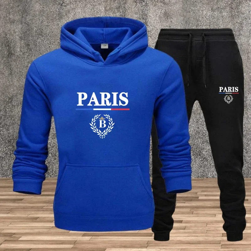 Autumn and winter fashion hoodie, men's loose coat and pants set, casual sporty pullover, multi-zipper arm pocket hoodie set
Autumn and winter fashion hoodie, men's loose coat and pants set, casual sporty pullover, multi-zipper arm pocket hoodie set