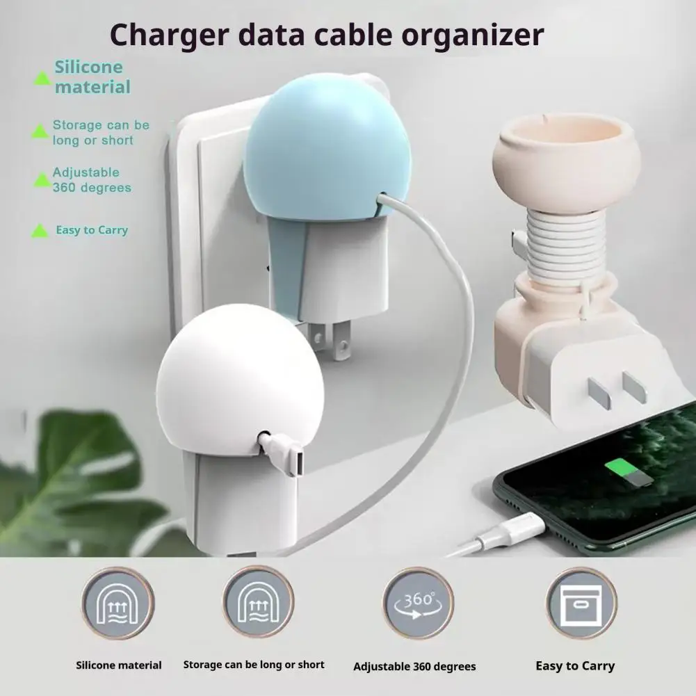 Usb Port Dust Cover Silicone Cable Case 360 Degree Adjustable Silicone Charger Holder Data Cable Organizer for Desktop Travel
Usb Port Dust Cover Silicone Cable Case 360 Degree Adjustable Silicone Charger Holder Data Cable Organizer for Desktop Travel