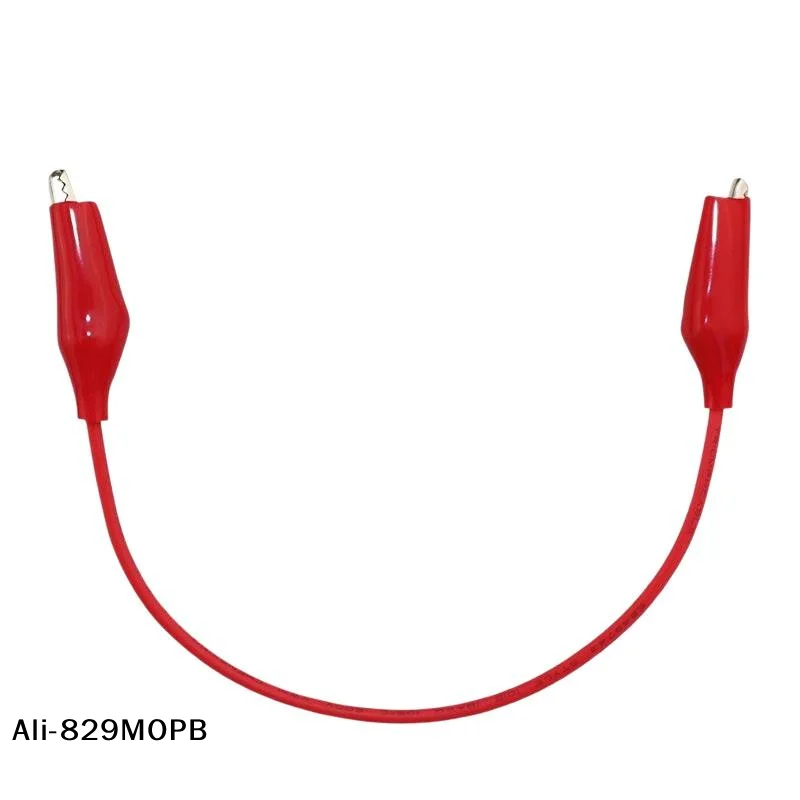 【P】2PCS Alligator Clips Electrical DIY Test Leads Alligator Double-ended Crocodile Clips Roach Clip Test Jumper Wire 46CM
【P】2PCS Alligator Clips Electrical DIY Test Leads Alligator Double-ended Crocodile Clips Roach Clip Test Jumper Wire 46CM