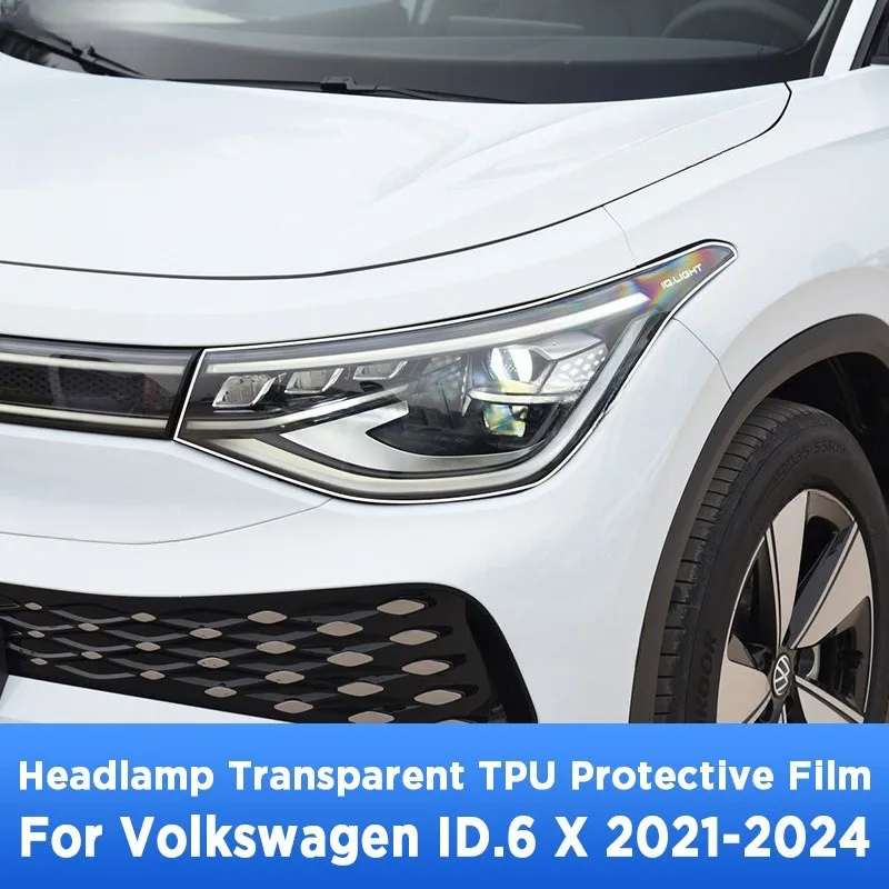 For Volkswagen ID.6 X 2021-2024 Car Exterior Headlight Anti-scratch Front Lamp Transparent TPU Protective Film Accessories
For Volkswagen ID.6 X 2021-2024 Car Exterior Headlight Anti-scratch Front Lamp Transparent TPU Protective Film Accessories
