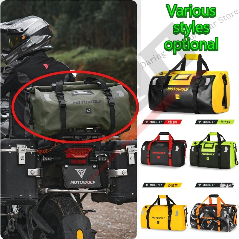 Motorcycle Travel Bag Large Capacity Outdoor Off-Road Waterproof Rear Seat Bag Universal Wear-resistant Storage Bag For Touring
Motorcycle Travel Bag Large Capacity Outdoor Off-Road Waterproof Rear Seat Bag Universal Wear-resistant Storage Bag For Touring