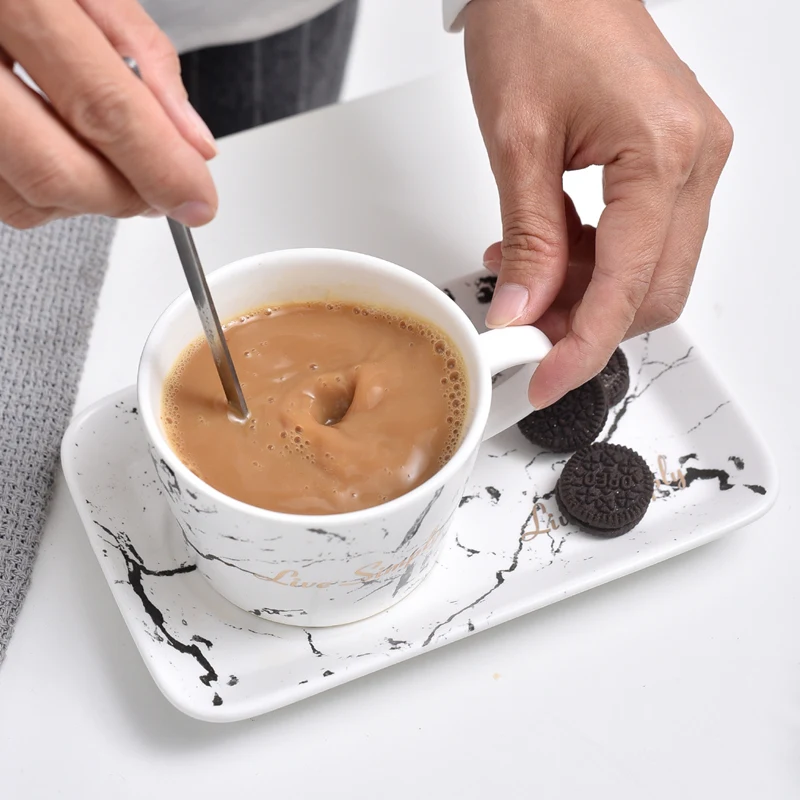Nordique Coffee Mug And Saucer Set Ceramic Breakfast Milk Cup With Spoon Couple Water Mug Taza Cafe Con Leche Kitchen Coffeeware
Nordique Coffee Mug And Saucer Set Ceramic Breakfast Milk Cup With Spoon Couple Water Mug Taza Cafe Con Leche Kitchen Coffeeware