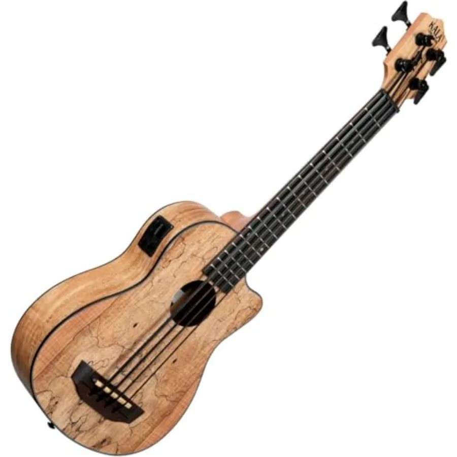 Spalted Maple Acoustic-Electric UBASS for live performance, spalted maple body, natural wood finish, built-in preamp with tuner
Spalted Maple Acoustic-Electric UBASS for live performance, spalted maple body, natural wood finish, built-in preamp with tuner