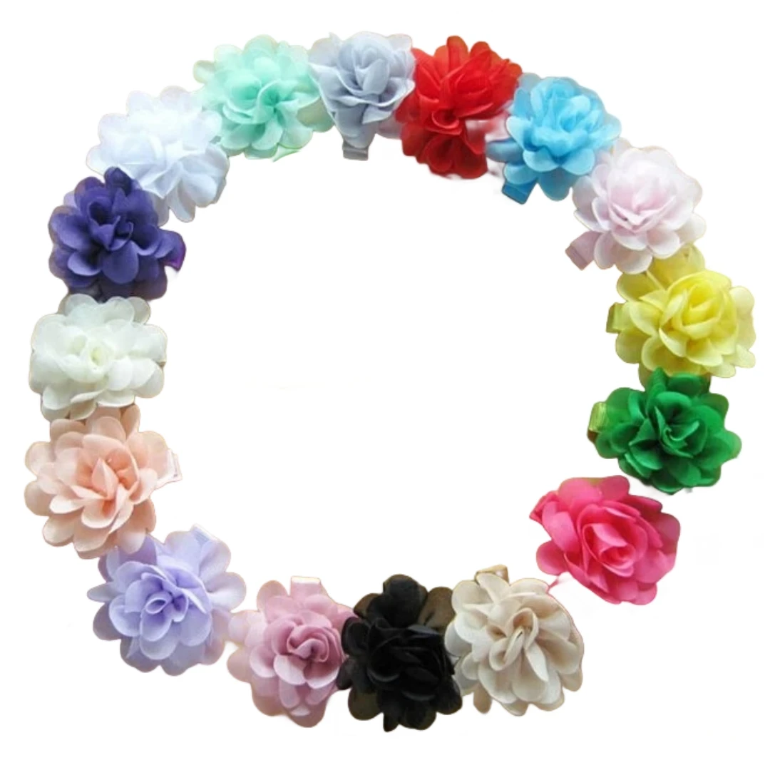Girls Mini 5CM Chiffon Flowers Bows Hair Ties Alligator Clip Accessories Child Colorful Bun Hairpins Barrettes Bobbles 20PCS
Girls Mini 5CM Chiffon Flowers Bows Hair Ties Alligator Clip Accessories Child Colorful Bun Hairpins Barrettes Bobbles 20PCS