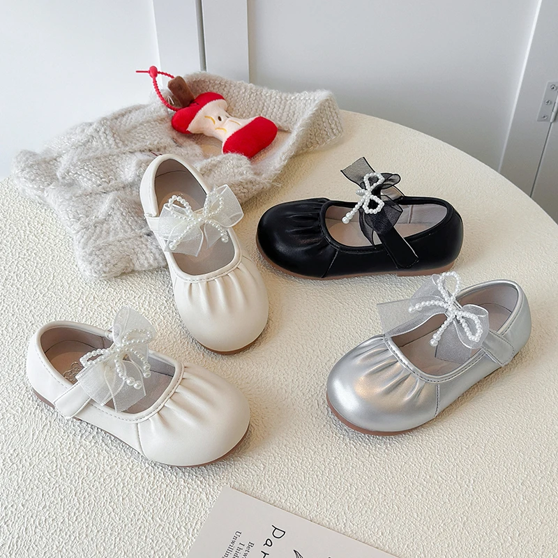 Princess Style Party Shoes for Girls 2025 New Autumn Toddler Ballet Flats with Beaded Bow Non-slip Elegant School Dances Flats
Princess Style Party Shoes for Girls 2025 New Autumn Toddler Ballet Flats with Beaded Bow Non-slip Elegant School Dances Flats