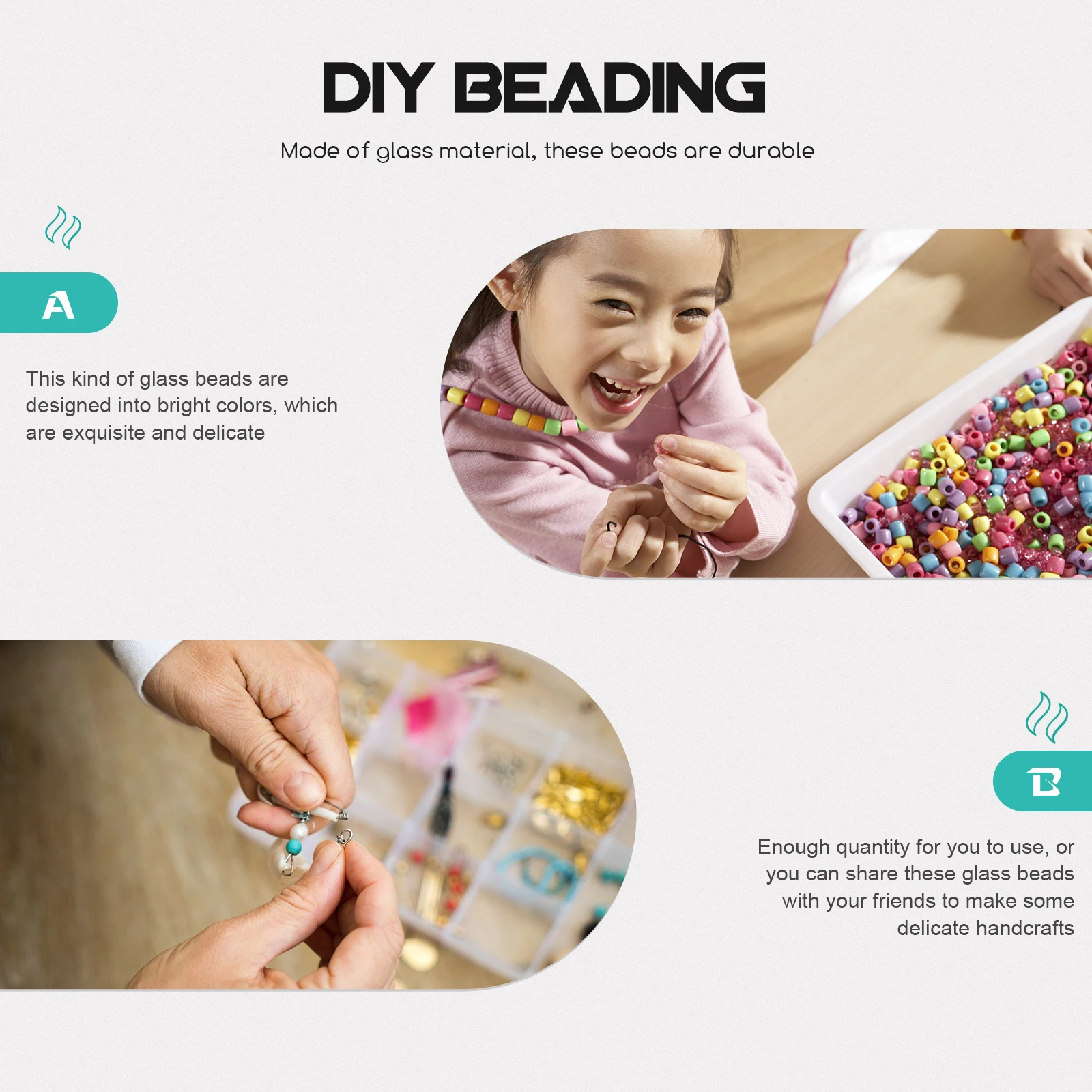 200pcs Loose For Crafts Diy Jewelry Making Craft Decorative Glass For Bracelets Hair Garland Macrame Beads Spacer
200pcs Loose For Crafts Diy Jewelry Making Craft Decorative Glass For Bracelets Hair Garland Macrame Beads Spacer