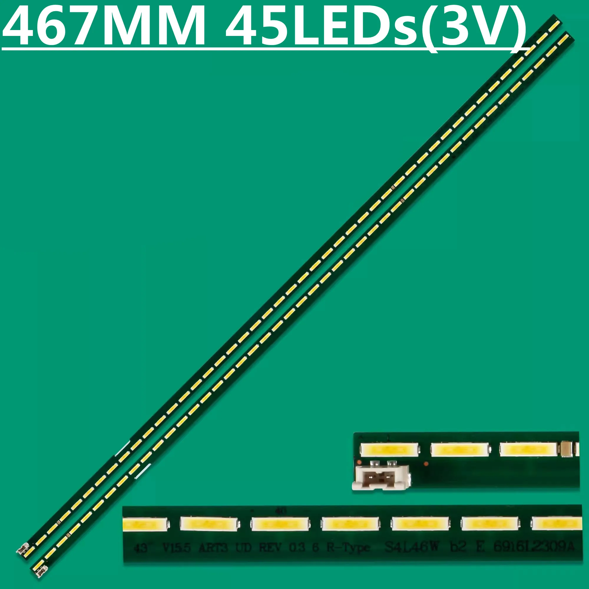 Фонарь подсветки для 43 V15.5 ART3 UD 6916L-2308A 6916L-2309A 43UF6800 43UF6430 43UF680V LC430EGG
Фонарь подсветки для 43 V15.5 ART3 UD 6916L-2308A 6916L-2309A 43UF6800 43UF6430 43UF680V LC430EGG