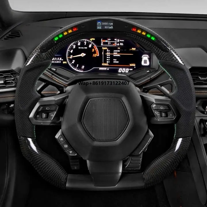 Hot Sales LED Speed RPM Real Carbon Fiber Steering Wheel forn 2014-2020 3 Runner Car Sport Steering Wheel
Hot Sales LED Speed RPM Real Carbon Fiber Steering Wheel forn 2014-2020 3 Runner Car Sport Steering Wheel