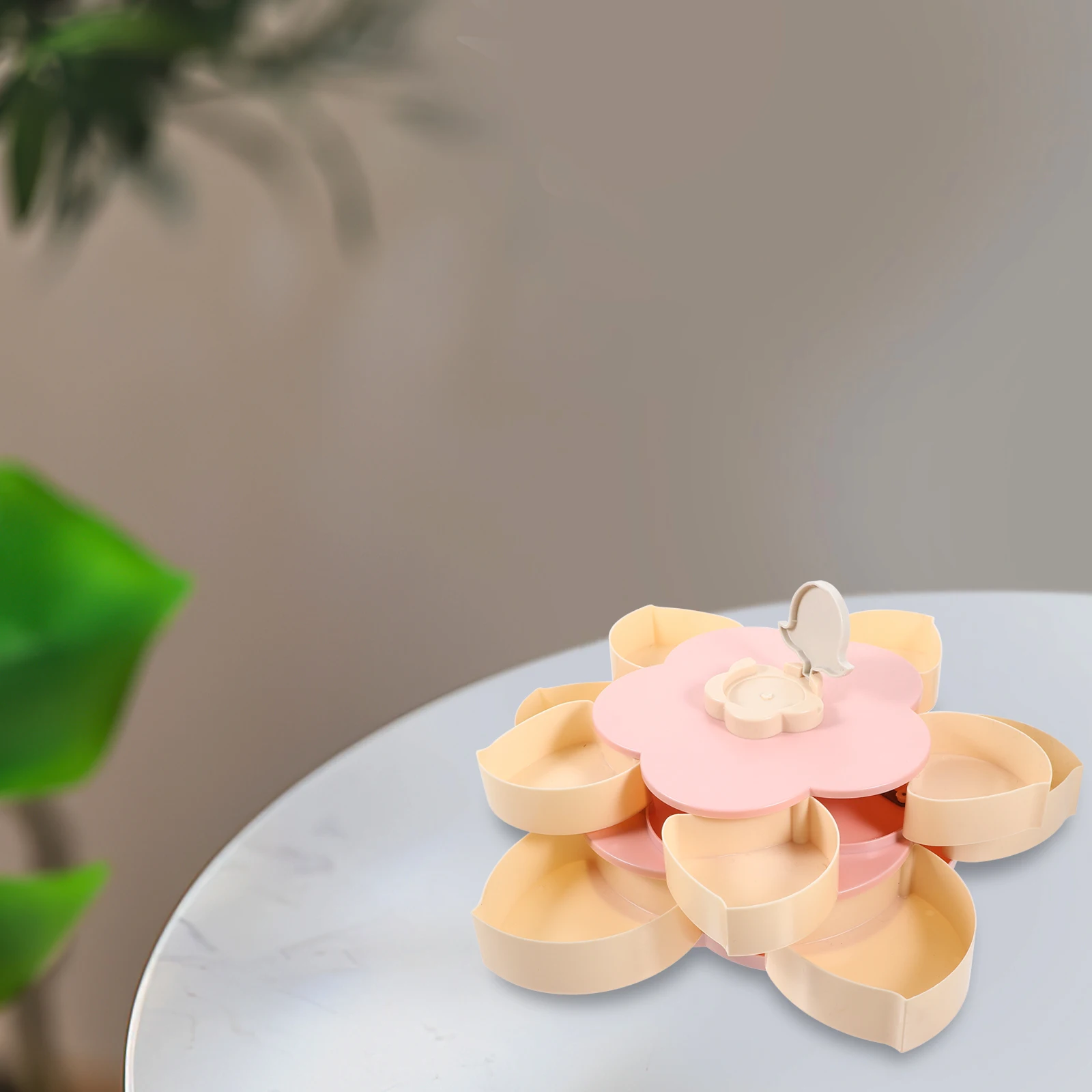 Snack Storage Flower Compartment Food Holder Shape Tray Compartment Food Holder C Phone Slot Kitchen Bar ganizer
Snack Storage Flower Compartment Food Holder Shape Tray Compartment Food Holder C Phone Slot Kitchen Bar ganizer