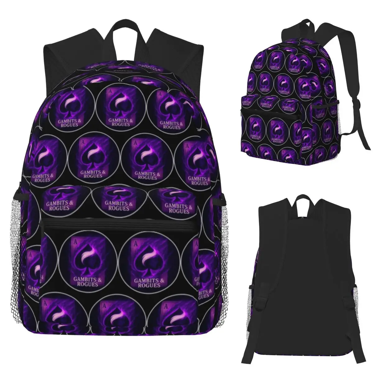 Gambits & Rogues Logo Student Backpack School Bag Hiking Travel Daypack for Men Women Fashion Bookbag Shoulder Bags
Gambits & Rogues Logo Student Backpack School Bag Hiking Travel Daypack for Men Women Fashion Bookbag Shoulder Bags