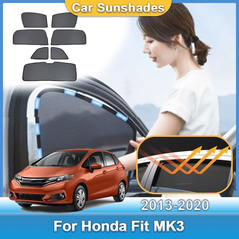 Боковой автомобильный козырек для Honda Fit Jazz MK3 2013 ~ 2020, сетчатый солнцезащитный козырек, занавеска на лобовое стекло, анти-УФ-защита, солнцезащитный козырек, аксессуары
Боковой автомобильный козырек для Honda Fit Jazz MK3 2013 ~ 2020, сетчатый солнцезащитный козырек, занавеска на лобовое стекло, анти-УФ-защита, солнцезащитный козырек, аксессуары