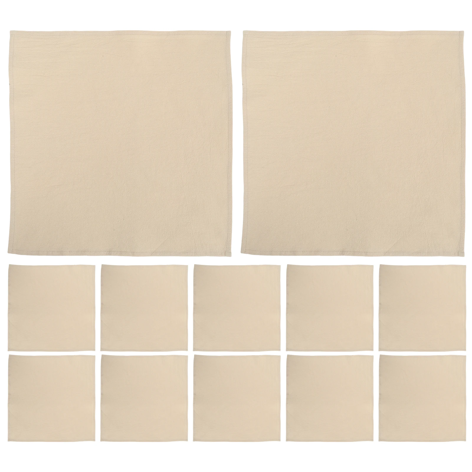 12Pcs Cotton Dinner Napkins Natural Soft Washable Reusable 40Cm Beige for Weddings Parties Restaurant Home Natural Napkins
12Pcs Cotton Dinner Napkins Natural Soft Washable Reusable 40Cm Beige for Weddings Parties Restaurant Home Natural Napkins