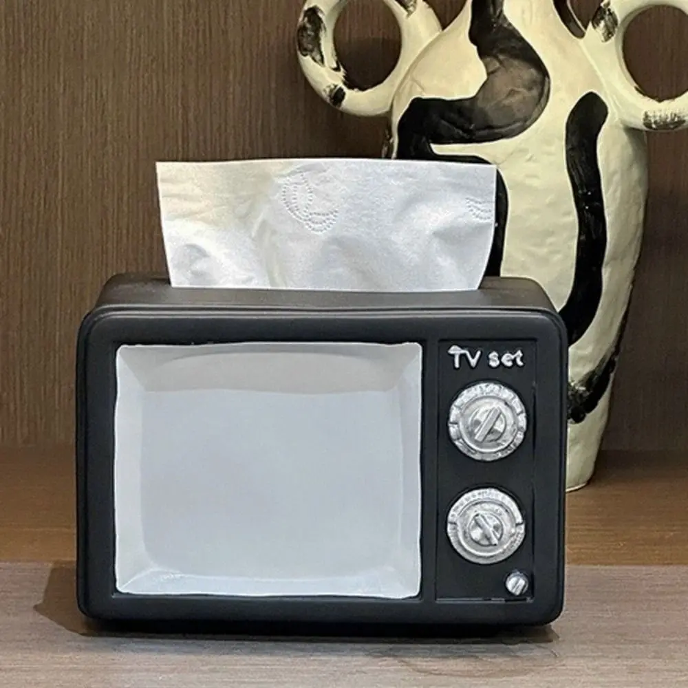 Anti Drop Vintage TV Tissue Box Ornament Collectible Cartoon Vintage TV Tissue Storage Box Decorative Cute Vintage TV Model
Anti Drop Vintage TV Tissue Box Ornament Collectible Cartoon Vintage TV Tissue Storage Box Decorative Cute Vintage TV Model