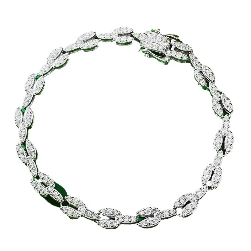 S925 Silver Bracelet Luxury Set Hip Hop Cuban Full Diamond Bracelet Couple Small and Popular Bracelet Jewelry
S925 Silver Bracelet Luxury Set Hip Hop Cuban Full Diamond Bracelet Couple Small and Popular Bracelet Jewelry