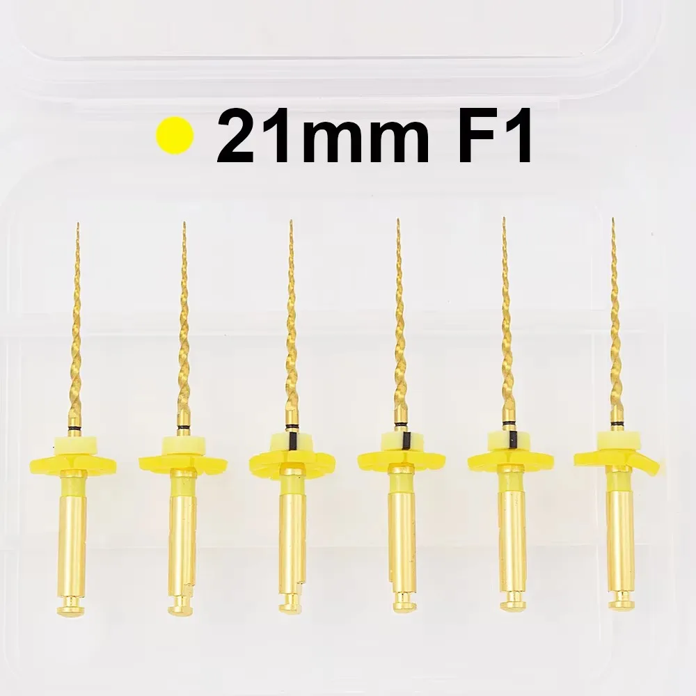 Glin Dental Super Gold Pro Роторные напильники для корневых каналов с тепловой активацией Никелевые титанивые сверла SX-F3 Подходит для стоматологического лечения
Glin Dental Super Gold Pro Роторные напильники для корневых каналов с тепловой активацией Никелевые титанивые сверла SX-F3 Подходит для стоматологического лечения
