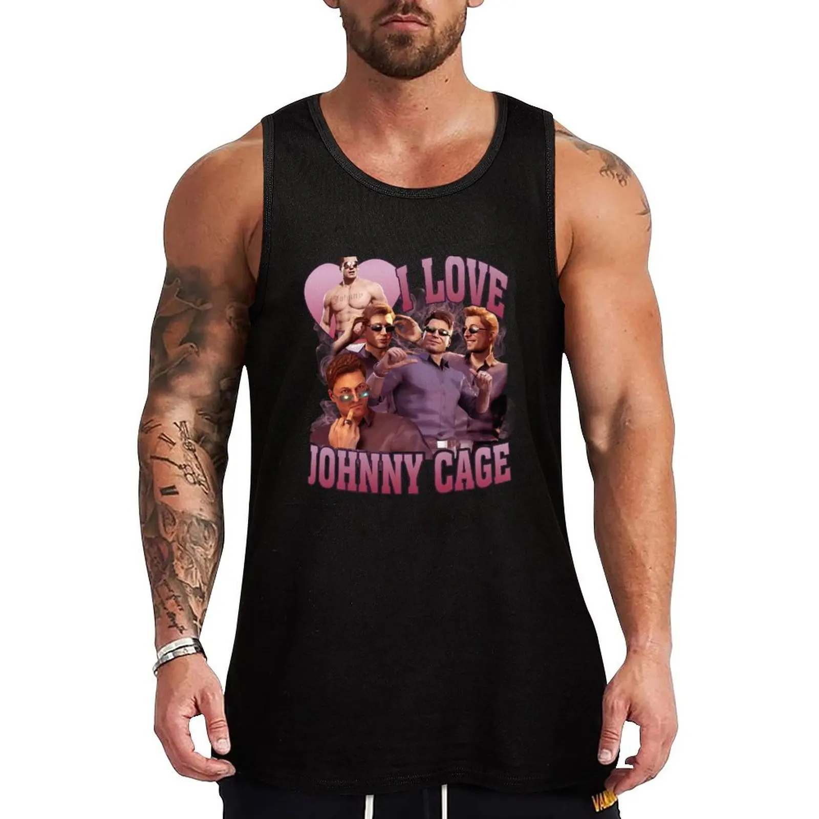I Love Johnny Cage Tank Top Everyday Basic Tank Top Comfort Cotton Undershirt
I Love Johnny Cage Tank Top Everyday Basic Tank Top Comfort Cotton Undershirt