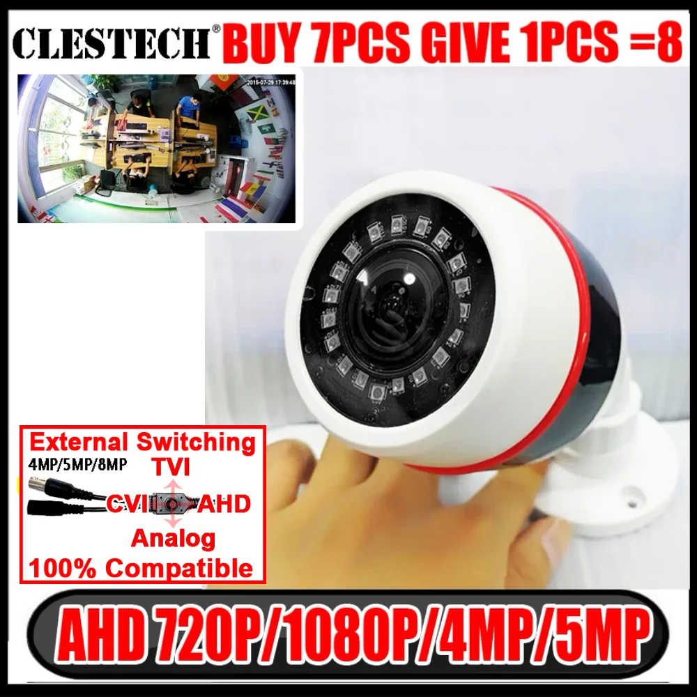 Panorama IMX326 Security 5MP 4MP 1080P Surveillance HD Fisheye CCTV AHD Camera 1.7MM Wide Angle Night Vision Waterproof Outdoor
Panorama IMX326 Security 5MP 4MP 1080P Surveillance HD Fisheye CCTV AHD Camera 1.7MM Wide Angle Night Vision Waterproof Outdoor