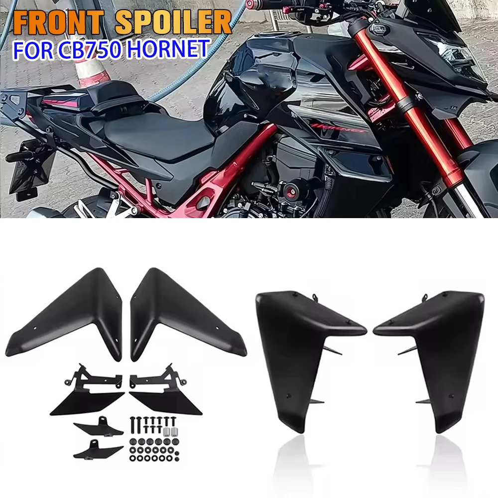 For HONDA CB750 HORNET CB 750 2023-2025 Motorcycle Front Spoilers Wing Spoiler Downforce Naked Side Front Aerodynamic Fairing
For HONDA CB750 HORNET CB 750 2023-2025 Motorcycle Front Spoilers Wing Spoiler Downforce Naked Side Front Aerodynamic Fairing