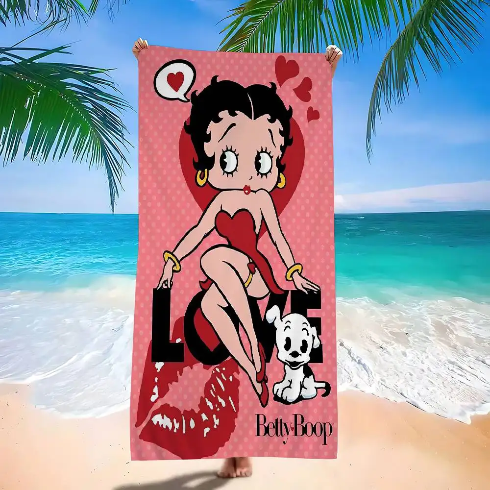 B-Betty-Cute-Boops Beach Towel Colorful Bath Towels For Girl Microfiber Quick Dry Custom Sand Free Beach Yoga Spa Gym Pool
B-Betty-Cute-Boops Beach Towel Colorful Bath Towels For Girl Microfiber Quick Dry Custom Sand Free Beach Yoga Spa Gym Pool
