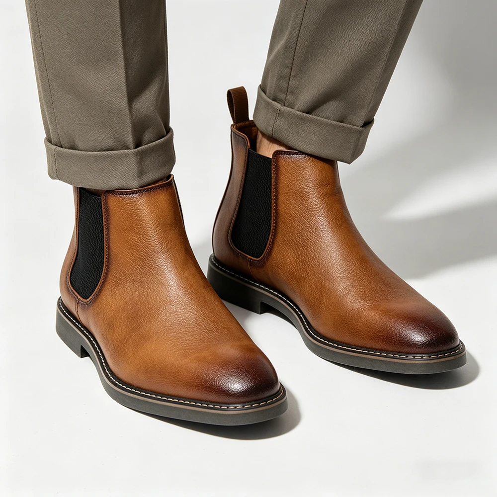 Men Boots Casual 2026 Fashion Brand Comfortable Chelsea Boots
Men Boots Casual 2026 Fashion Brand Comfortable Chelsea Boots
