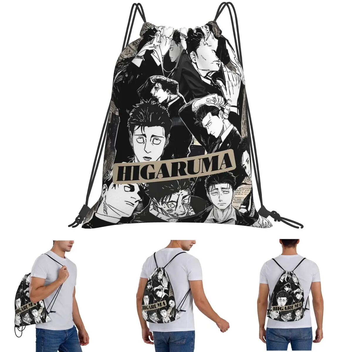 Higuruma Backpacks Multi-function Drawstring Bags Sundries Bag Book Bags for Man Woman Students
Higuruma Backpacks Multi-function Drawstring Bags Sundries Bag Book Bags for Man Woman Students