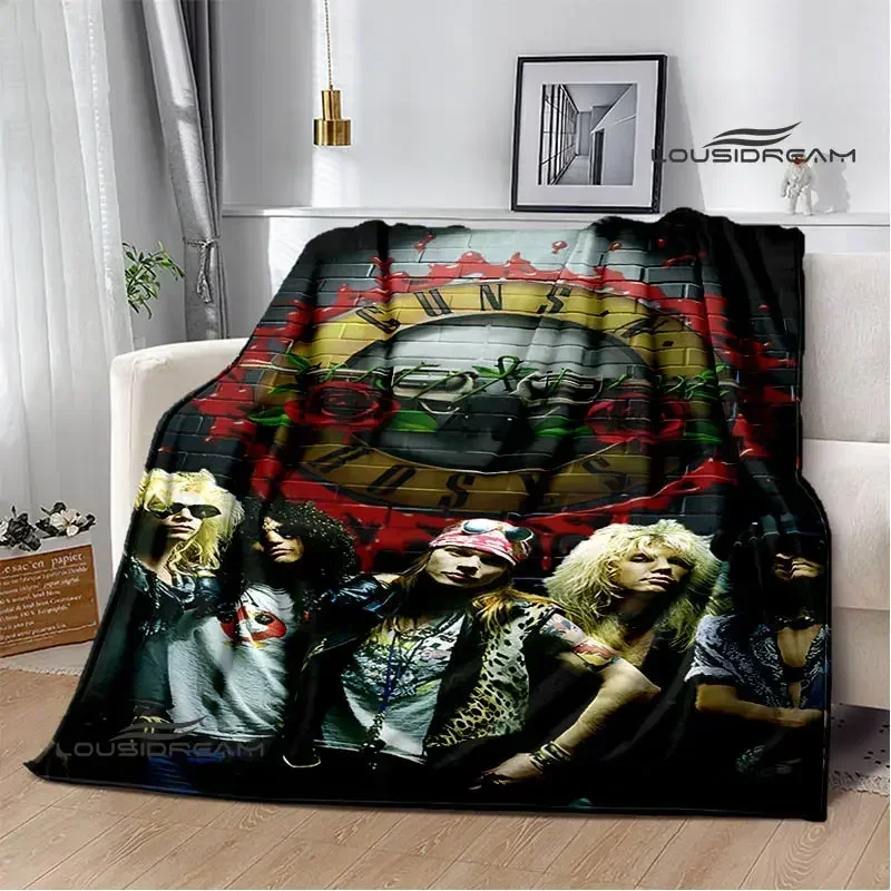 Guns n'roses band retro printed blankets Flannel Warm Blanket Soft Comfort Blanket Home Travel Blankets Bedding birthday gift
Guns n'roses band retro printed blankets Flannel Warm Blanket Soft Comfort Blanket Home Travel Blankets Bedding birthday gift