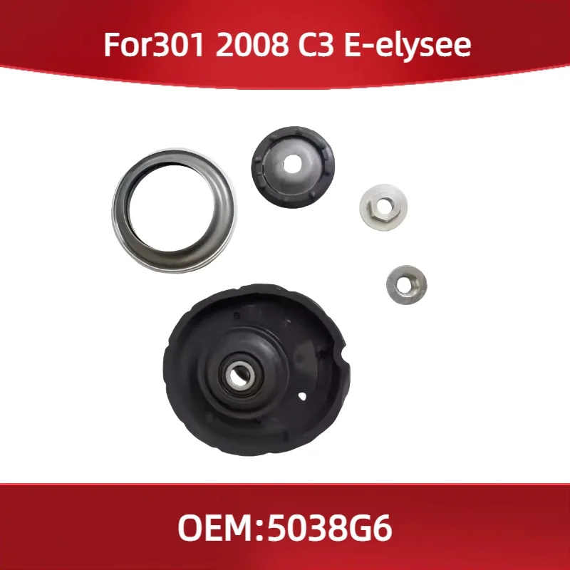 5038G6 For Peugeot 301 2008 Citroen C3 E-elysee shock absorber to top rubber plane bearing and lower the front
5038G6 For Peugeot 301 2008 Citroen C3 E-elysee shock absorber to top rubber plane bearing and lower the front
