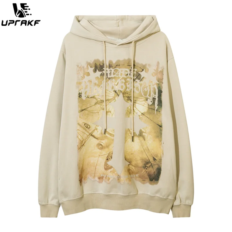 UPRAKF Hoodie Cross Print Streetwear Pullovers Long Sleeve Autumn Hip Hop Fashion Casual High Quality
UPRAKF Hoodie Cross Print Streetwear Pullovers Long Sleeve Autumn Hip Hop Fashion Casual High Quality