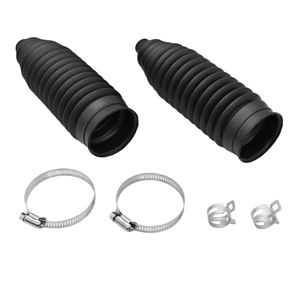 Универсальная силиконовая рулевая рейка и сильфонная загрузка, левый и правый комплект, черные силиконовые и металлические автомобильные детали, аксессуары
Универсальная силиконовая рулевая рейка и сильфонная загрузка, левый и правый комплект, черные силиконовые и металлические автомобильные детали, аксессуары