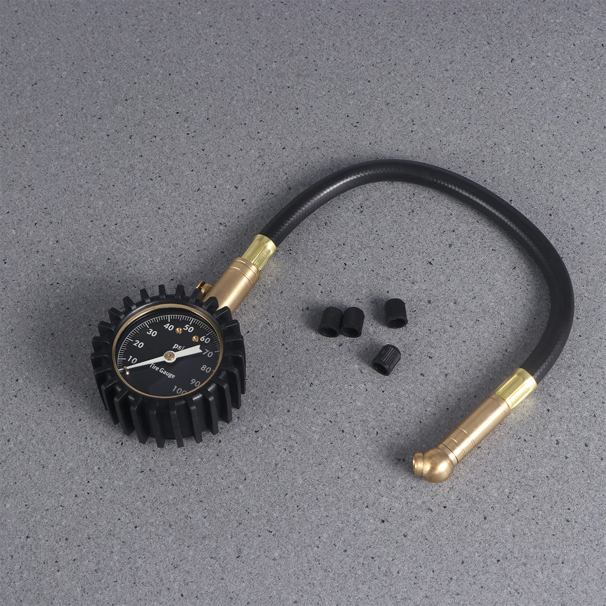 -Free Tire Pressure Gauge Car Truck Auto Accurate International Standards Heavy Duty Brass Body 100 PSI Glow 
-Free Tire Pressure Gauge Car Truck Auto Accurate International Standards Heavy Duty Brass Body 100 PSI Glow