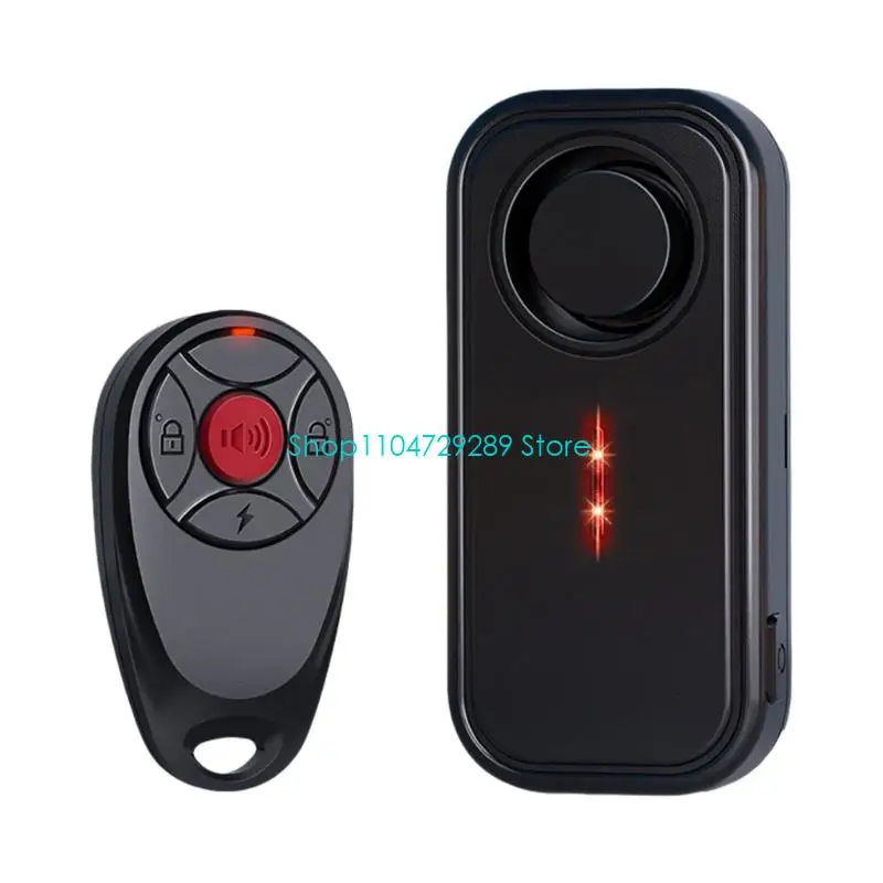 D8KE Compact Wireless Vibration Alarm with Remote Control & Waterproof Design Anti Theft Alarm ABS for Car Bike Motorcycle
D8KE Compact Wireless Vibration Alarm with Remote Control & Waterproof Design Anti Theft Alarm ABS for Car Bike Motorcycle