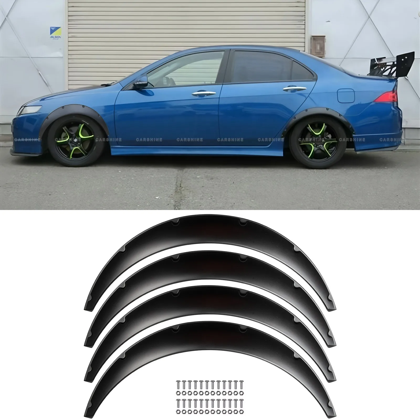 For Honda Accord Flexible Fender Flares Wheel Arch Extra Wide Body Kit 3.2"+3.5"
For Honda Accord Flexible Fender Flares Wheel Arch Extra Wide Body Kit 3.2"+3.5"