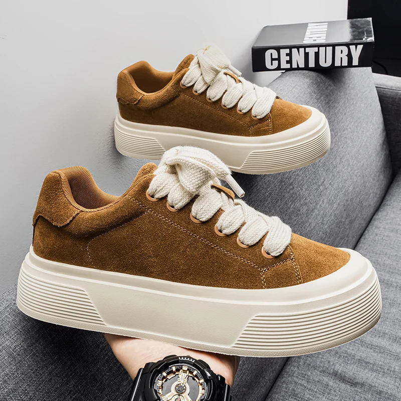 Мужская модная повседневная спортивная обувь, уличная противоскользящая, износостойкая, на толстой подошве и увеличивающая рост обувь для скейтбординга
Мужская модная повседневная спортивная обувь, уличная противоскользящая, износостойкая, на толстой подошве и увеличивающая рост обувь для скейтбординга