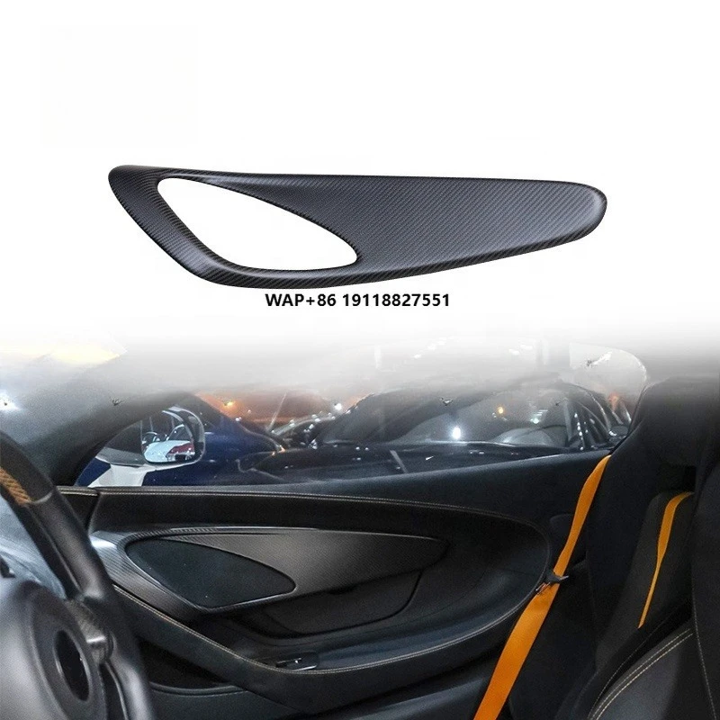 3K Real Carbon Fiber Fabric Car Interior Door Speaker Cover for Mclaren 540C 570S
3K Real Carbon Fiber Fabric Car Interior Door Speaker Cover for Mclaren 540C 570S