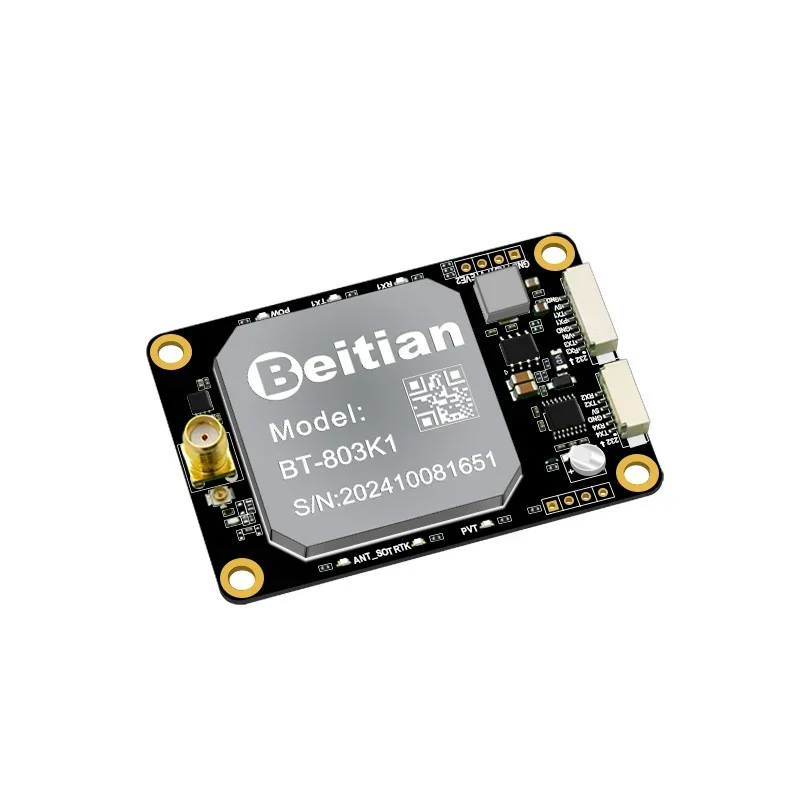 In stock Beitian GNSS OEM Board K803 GPS BeiDou GLONASS Galileo QZSS NavIC SBAS L-Band PPP RTK GNSS+INS Navigation Module BT-803
In stock Beitian GNSS OEM Board K803 GPS BeiDou GLONASS Galileo QZSS NavIC SBAS L-Band PPP RTK GNSS+INS Navigation Module BT-803