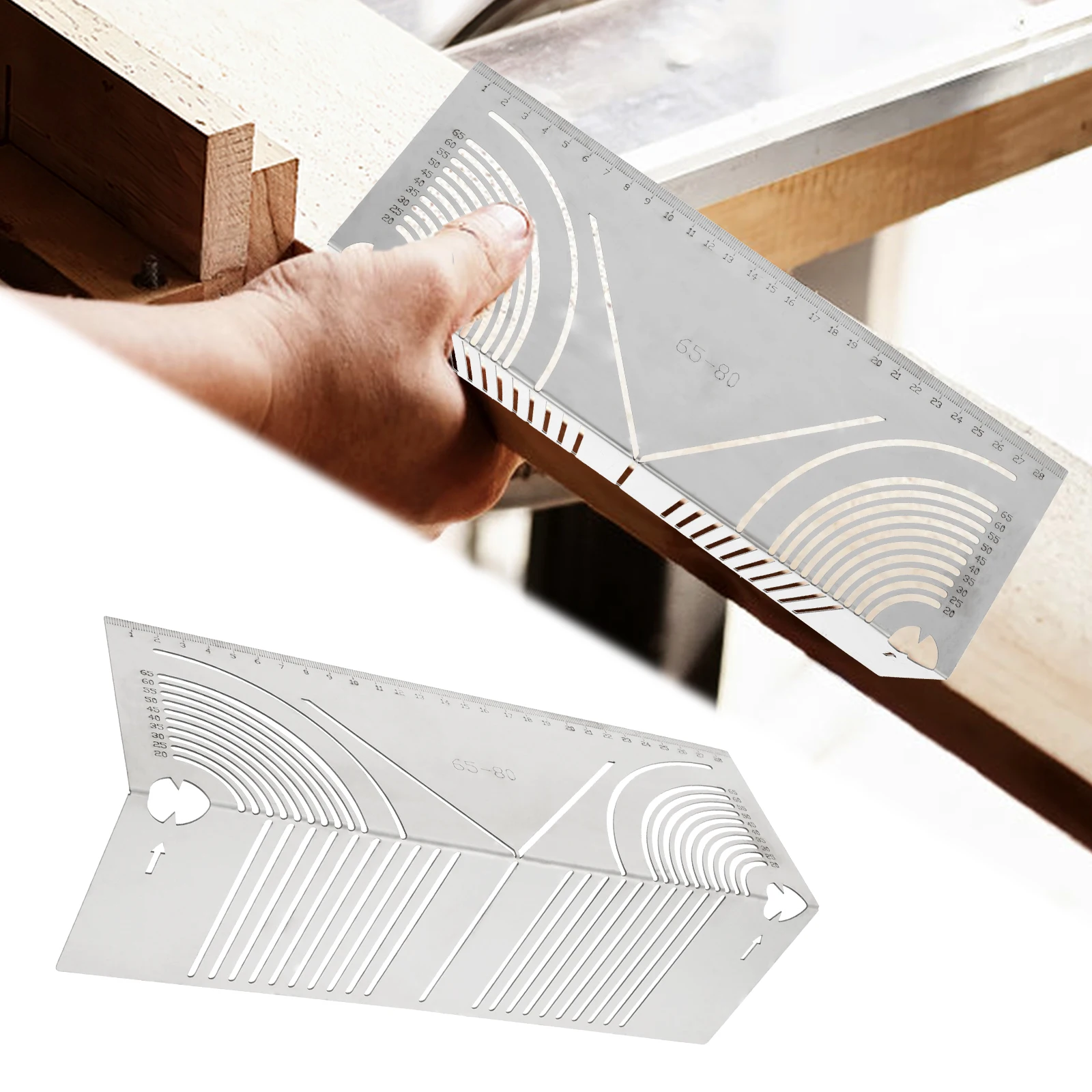 Arc Marking Ruler Right Angle Construction Arc Parallel Drawing Tool Angle Arc Marking Tool Metalworking Cutting Welding Guide
Arc Marking Ruler Right Angle Construction Arc Parallel Drawing Tool Angle Arc Marking Tool Metalworking Cutting Welding Guide