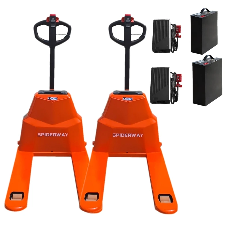 Fully Electric Pallet Jack 2 Units | 4400lbs Load Capacity | 48"×27" Forks Electric Pallet Truck for Warehouse Handling
Fully Electric Pallet Jack 2 Units | 4400lbs Load Capacity | 48"×27" Forks Electric Pallet Truck for Warehouse Handling