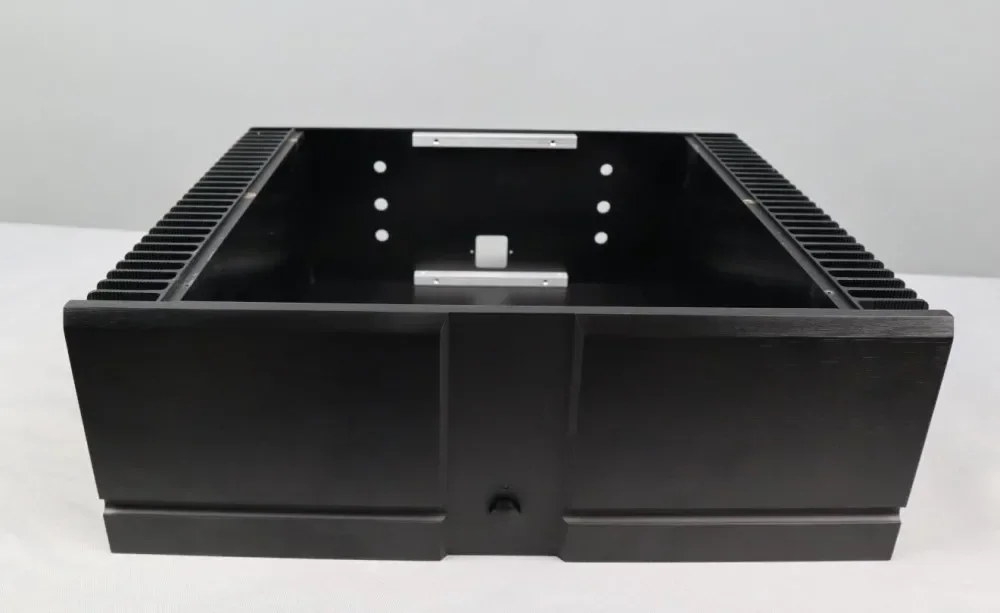 Width 430mm Height 150mm Black All Aluminum Amplifier Chassis Class A Amplifier Housing Shell Enclosure / Case / DIY Box
Width 430mm Height 150mm Black All Aluminum Amplifier Chassis Class A Amplifier Housing Shell Enclosure / Case / DIY Box