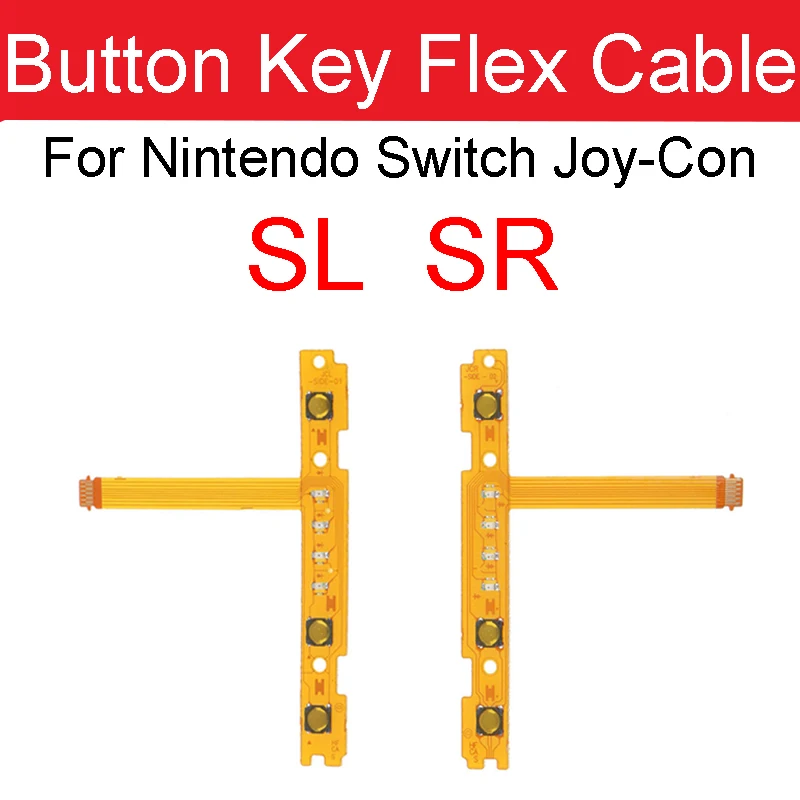 Left Right Button Flex Cable For Nintendo Switch Joy-Con SL SR On OFF Volume Button Switch Key L/R Flex Ribbon Parts
Left Right Button Flex Cable For Nintendo Switch Joy-Con SL SR On OFF Volume Button Switch Key L/R Flex Ribbon Parts