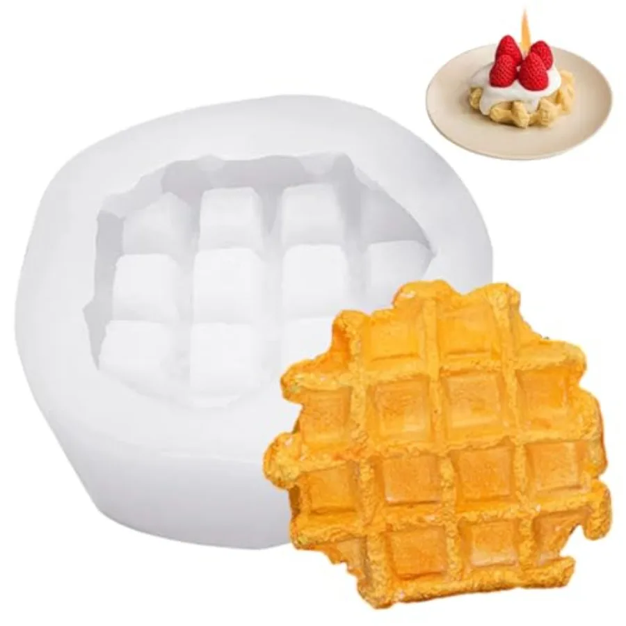 Large Waffle Silicone Mold Waffle Candle Molds Cake Mold Waffle-Shape Soap Moulds Artificial Waffle Shaped Chocolate Mould Fren
Large Waffle Silicone Mold Waffle Candle Molds Cake Mold Waffle-Shape Soap Moulds Artificial Waffle Shaped Chocolate Mould Fren